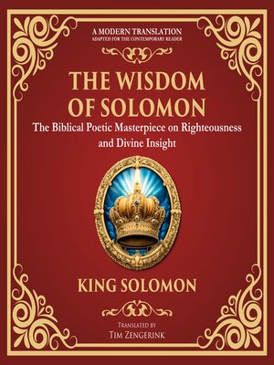 cover image of The Wisdom of Solomon